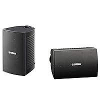 YAMAHA NS-AW194BL High-Performance All-Weather Speakers, Black