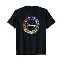 Mom wow, Mother's day gift, colorful T-Shirt