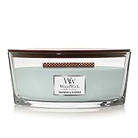WoodWick Ellipse Candle, Sagewood & Seagrass, 16 oz.