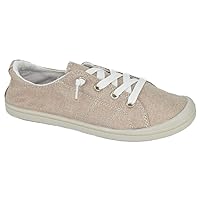 Soda Flat Women Shoes Linen Canvas Slip On Sneakers Lace Up Style Loafers Zig-S