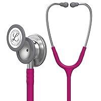 3M Littmann Classic III Monitoring Stethoscope, 5648, More Than 2X as Loud* and Weighs Less**, Stainless Steel Chestpiece, 27