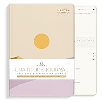 Gratitude Journal For Women & Men - Mental Health, Self Love & Self Care Journal - Evening - 5.8
