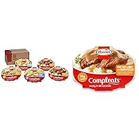 Hormel Compleats - Protein Variety Pack - Microwave Meals - No Refrigeration Needed & Hormel Compleats Roast Beef and Mashed Potatoes with Gravy, 9 Ounce (Pack of 6)