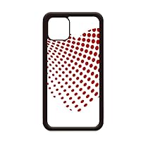 Red Radiate Dots Valentine's Day for iPhone 11 Pro Max Cover for Apple Mobile Case Shell