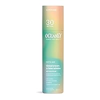 Oceanly Tinted Face Cream Stick with SPF 30, EWG Verified, Plastic-Free, Broad Spectrum UVA/UVB Protection with Zinc Oxide, Universal Tint, Unscented, 1 Ounce