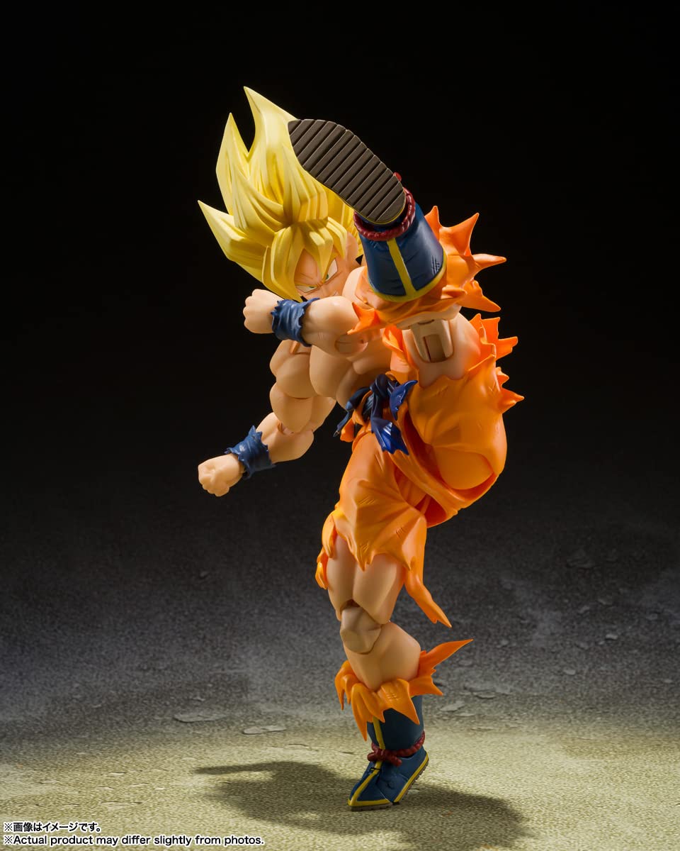 TAMASHII NATIONS - Dragon Ball Z - Super Saiyan Son Goku - Legendary Super Saiyan, Bandai Spirits S.H.Figuarts Action Figure