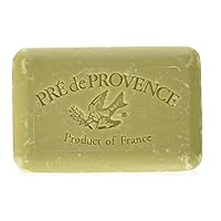 Artisanal Soap Bar, Enriched with Organic Shea Butter, Natural French Skincare, Quad Milled for Rich Smooth Lather, Olive Oil & Lavender, 12.3 Ounce