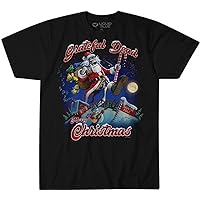 Grateful Dead Christmas High Steppin Santa Tie Dye T-Shirt