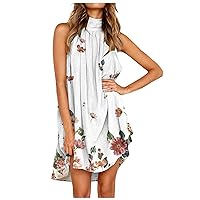 Spring Dress for Wedding Guest 3/4 Sleeve Strapless Sundresses for Women Prom Dress with Slit Corset Top