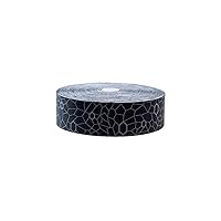 THERABAND Kinesiology Tape, Waterproof Physio Tape for Pain Relief, Muscle & Joint Support, Standard Roll with XactStretch Application Indicators, 2 Inch x 103.3 Foot Bulk Roll, Black/Gray