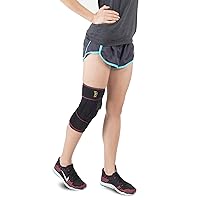 Hinged Knee Support Brace by Soles - Award Winning Adjustable Fit & Maximized Durability - Incredibly Comfortable, Made of Breathable Neoprene - Sweat Free Compression Patella Brace for Daily Comfort
