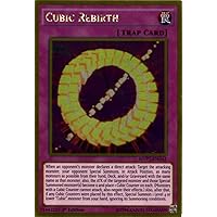 Yu-Gi-Oh! - Cubic Rebirth (MVP1-ENG43) - The Dark Side of Dimensions Movie Pack Gold Edition - 1st Edition - Gold Rare