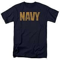 Popfunk Classic U.S. Navy Distressed Logo T Shirt & Stickers