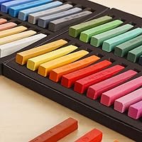 HA SHI Soft Chalk Pastels, 48 colors with additional 2pcs, Non Toxic Art  Supplies, Drawing Media for Artist Stick Pastel for Professional, Kids