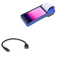 BoxWave Cable Compatible with PUSOKEI Portable POS PDA Receipt Printer (5.5 in) - USB Expansion Adapter, Add USB Connected Hardware to Your Phone