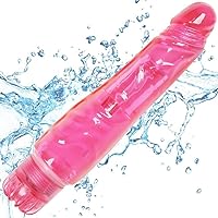 Waterproof Vibrating Dildo - Realistic Multi-Speed Penis Vibrator for G-Spot or Clit Stimulation - Adult Sex Toy