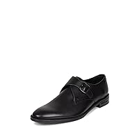 Kenneth Cole Men's Ny Tristian Monk Strap Dress Loafers Black