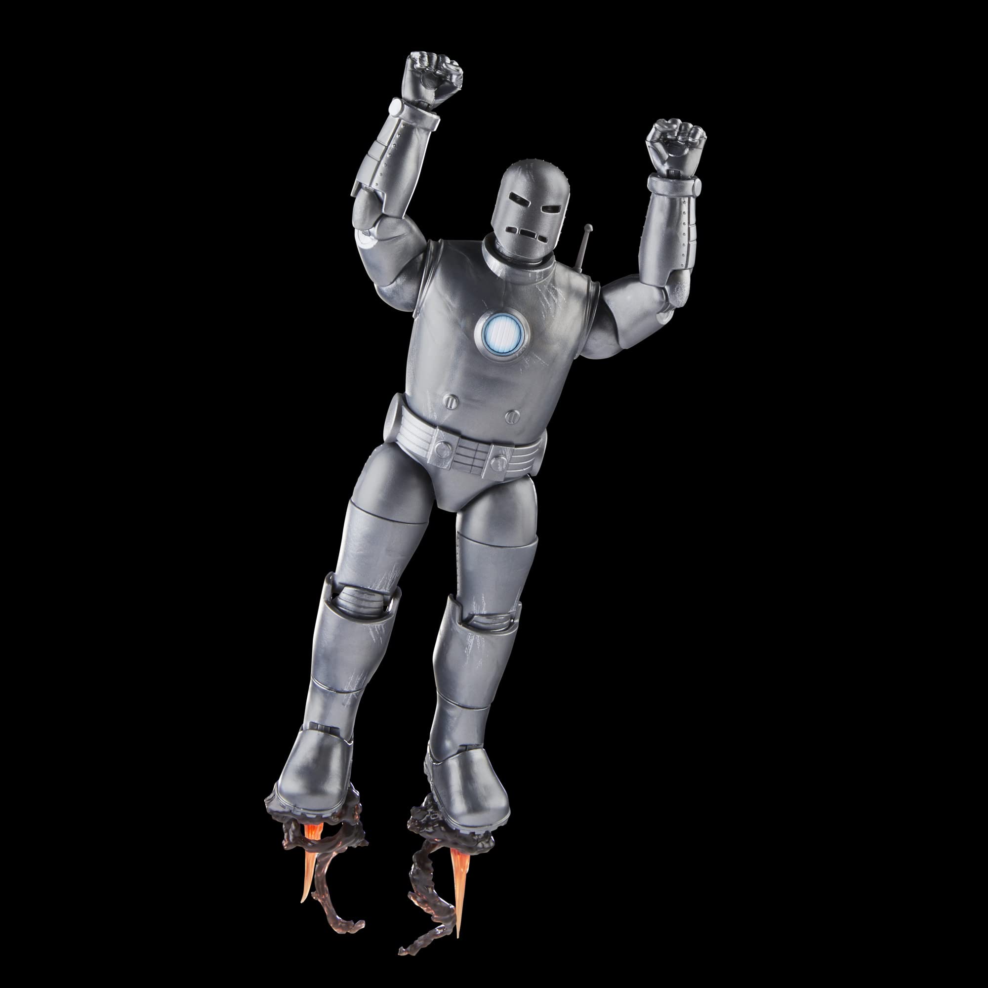 Marvel Hasbro Legends Series Iron Man (Model 01) Avengers 60th Anniversary Collectible 6 Inch Action Figure,6 Accessories