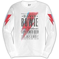 David Bowie Men's Hammersmith Odeon (Arm Print) Long Sleeve Black