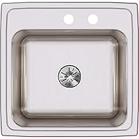 Elkay DLR191910PDMR2 Lustertone Classic Single Bowl Drop-in Stainless Steel Laundry Sink with Perfect Drain