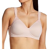 PLAYTEX Women's Secrets Perfectly Smooth Wireless Coverage T-Shirt Bra for Full Figures