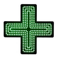 LED Medical Cross Sign for Business, Super Bright LED Open Sign for Pharmacy, Electric Advertising Display Sign for Drug Store Business Shop Store Window Home Decor. (PH4848-1)