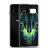 NightOwl Studio Custom Phone Case Compatible with Samsung Galaxy, Slim Cover for Wireless Charging, Drop and Scratch Resistant, Boho Art Colors, Interpretation Samsung Galaxy S10