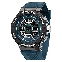 Men Watches 50m Waterproof Sports Quartz Luxury Man Watch Brands Stopwatch LED Back Light 8067 Male Clock Wristwatches