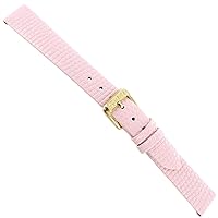 14mm Speidel Pink Lizard Grain Genuine Leather Ladies Watch Band Regular 267 430