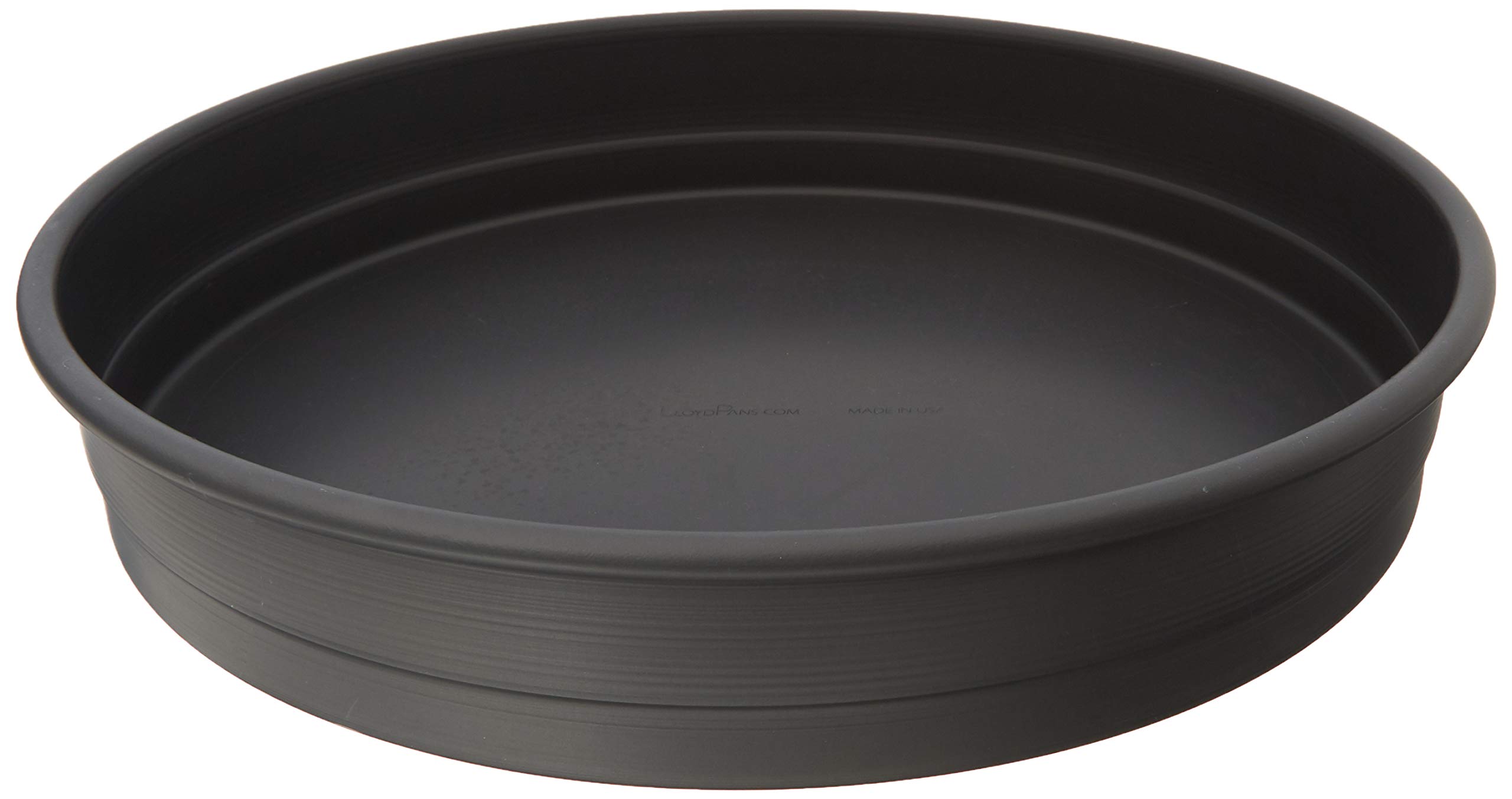 LloydPans Chicago Style Deep Dish Stacking Pizza Pans, Pre-Seasoned Tuff Kote (1, 12 X 2.25 inch)