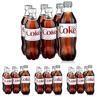 Diet Coke Soda Soft Drink, 16.9 fl oz, 24 Pack