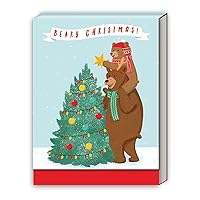 Punch Studio Christmas Bear Christmas Pocket Notepad (36770)