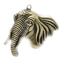 Sexy Sparkles Antique Bronze Plated Elephant Pendant for Necklace