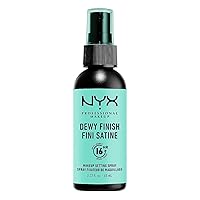 NYX PROFESSIONAL MAKEUP Makeup Setting Spray - Dewy Finish, Long-Lasting Vegan Formula (Packaging May Vary)