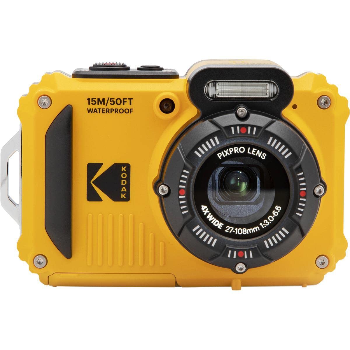 KODAK PIXPRO WPZ2 Rugged Waterproof Shockproof Dustproof WiFi Digital Camera 16MP 4X Optical Zoom 1080P Full HD Video Vlogging Camera 2.7