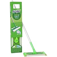 Swiffer Sweeper Dry + Wet Multi Sweeping Kit (1 Sweeper, 7 Dry Cloths, 3 Wet Cloths)