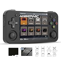RG35XX H Linux Retro Handheld Game Console 35xx H with a 64G Card Pre-Loaded 5570 Games,RG35XXH 3.5'' IPS Screen Supports 5G WiFi Bluetooth HDMI and TV Output