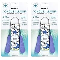 DR. TUNG'S Tongue Cleaner, 1 Count, Colors May Vary (Pack of 2)