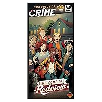 Chronicles of Crime Welcome to Redview Board Game EXPANSION | Mystery Game | Cooperative Game for Kids and Adults | Ages 12+ | 1-4 Players | Avg. Playtime 60-90 Mins | Made by Lucky Duck Games