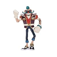 Sonic Prime 5-inch Dr. Deep - New Yoke City Action Figure 13 points of Articulations. Ages 3+ (Officially licensed by Sega and Netflix)