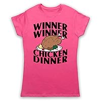 Women's Winner Winner Chicken Dinner Funny Iconic Slogan T-Shirt