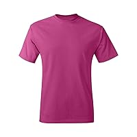 Hanes - Tagless 100% Cotton T-Shirt. 5250 3XL Wow Pink