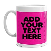 Design your own mug adding personalized text