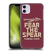 Head Case Designs Officially Licensed Florida State University FSU Fear The Spear Hard Back Case Compatible with Apple iPhone 11