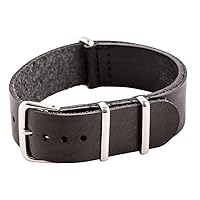 Clockwork Synergy®­ Leather NATO Watch Strap Band