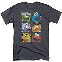 Sesame Street- Character Stamps T-Shirt Size 5XL