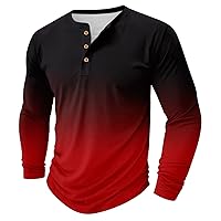 Men's Tshirts Long Sleeve Zip Lapel Shirt Casual Solid Colour T-Shirt Athletic T Tshirts Shirts, S-3XL