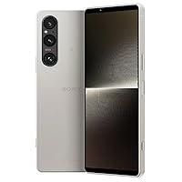 Sony Xperia 1 V 5G XQ-DQ72 Dual 256GB ROM 12GB RAM Unlocked (GSM Only | No CDMA - not Compatible with Verizon/Sprint) GSM Global Model, Mobile Cell Phone - Silver