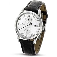 Phillip Watch Sunray Mens Analog Swiss Automatic Watch with Leather Bracelet R8221180015