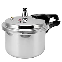 Small Pressure Cooker, 3 Liter Aluminum Alloy Pressure Cooker 18cm/7inch Bottom 3L Mini Pressure Cooker for Gas Stove Induction Cooker